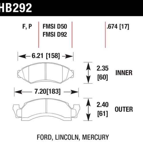 Hawk Performance HB292P.674 SuperDuty