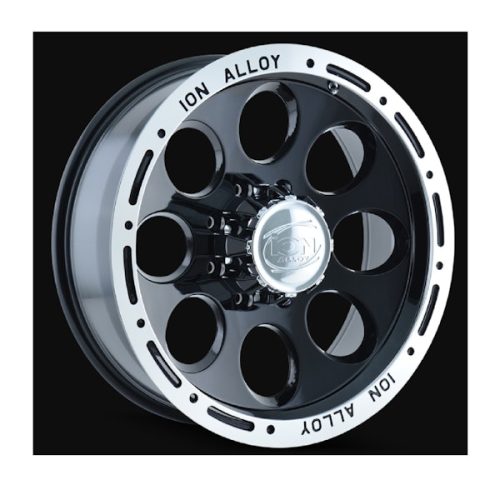 Ion Wheels 174-7973B – 174 Series – Black Wheel 17″ X 9″ – 5″ X 5″ Bolt Pattern, Back Spacing 5″