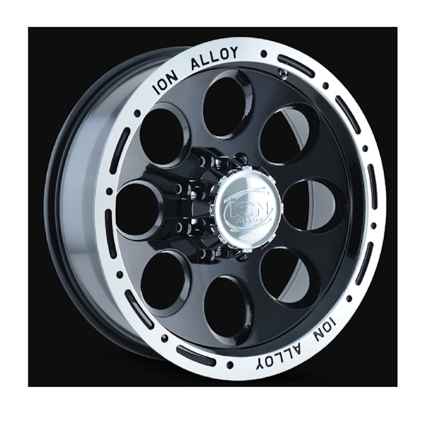 Ion Wheels 174-7973B - 174 Series - Black Wheel 17" X 9" - 5" X 5" Bolt Pattern, Back Spacing 5"