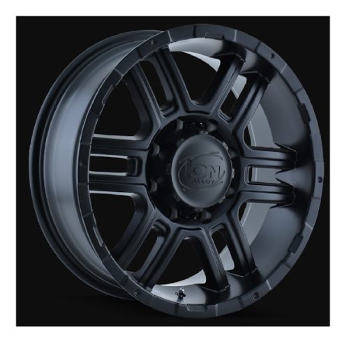Ion Wheels 179-7873MB – 179 Series – Matte Black Wheel 17″ X 8″ – 5″ X 5″ Bolt Pattern, Back Spacing 5″