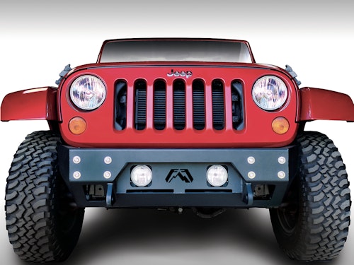 Fab Fours JK07-B1855-1 FMJ Stubby Winch Front Bumper - Image 3