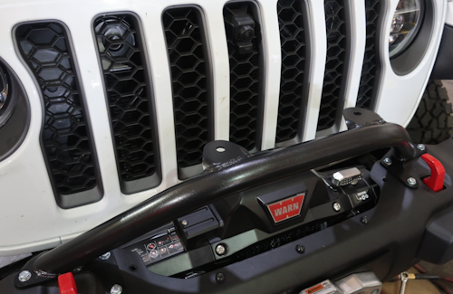 Rock Hard 4x4 RH-90204 Wrangler JL and Gladiator WInch Guard with Light Mount - Image 2