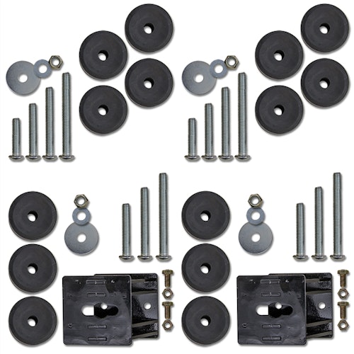 Rock Krawler RK07124 Jeep Wrangler JL Rock Krawler Front and Rear Bump Stop Kit 1-4 Inch