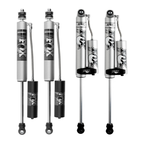 Foxshox Front and Rear Shocks – Foxshox Performance Series 2.0 Smooth Body Reservoir for Jeep Wrangler JK – 985-24-015/985-24-016