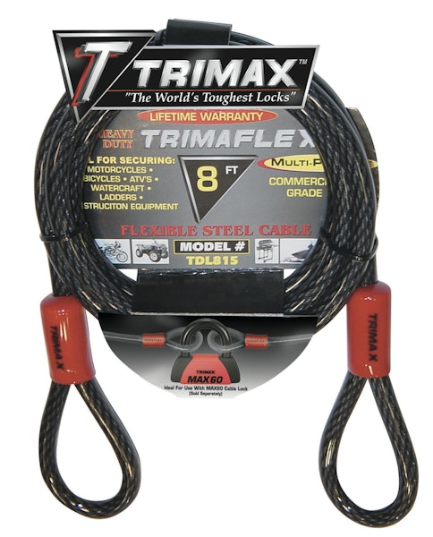 Trimax TDL815 8' X15mm TRIMAFLEX Dual Loop Multi-Use Cable
