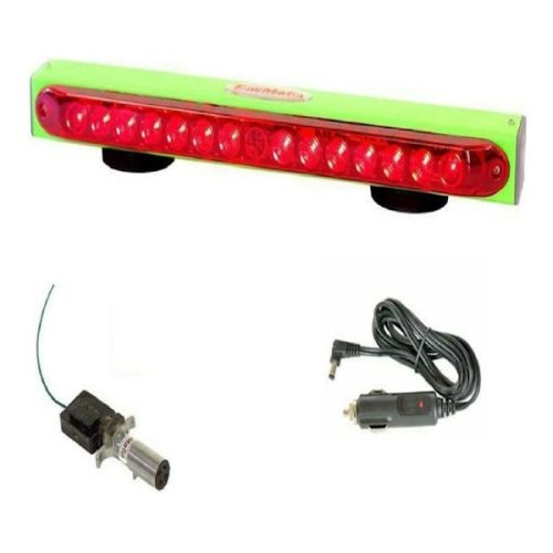 Towmate Green Limelight 22″ Wireless Tow Light with 4 Pin Round Transmitter – TM22G-4R