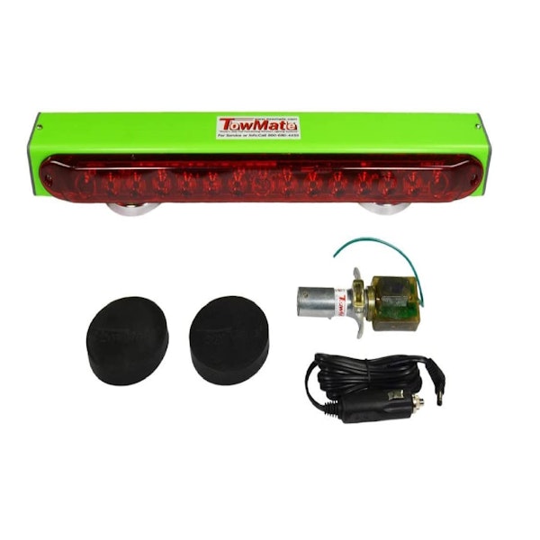 Towmate 22’’ Lime Light Wireless Tow Light Bar with 7 Pin RV Style Transmitter - TM-22G-7RV(A)