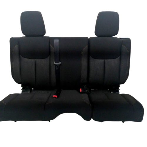 2007 – 2018 Jeep Wrangler JK Unlimited Rear Seat, Sahara Black Cloth #1803
