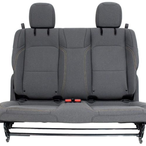 2019 – 2025 Jeep Wrangler JL 2-Door Dark Gray YY4 Cloth Rear Bench Seat MINT OEM