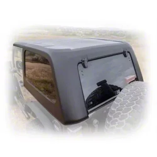 Turn Offroad Hard Tops Fastback Hard Top; 2-Piece (07-18 Jeep Wrangler JK 2-Door)