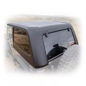 Turn Offroad Hard Tops Fastback Hard Top; 2-Piece (07-18 Jeep Wrangler JK 2-Door)