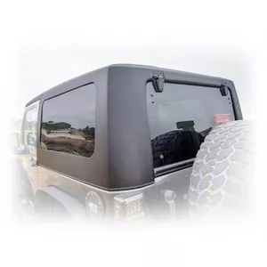 Turn Offroad Hard Tops Squareback Hard Top; 2-Piece (07-18 Jeep Wrangler JK 2-Door)