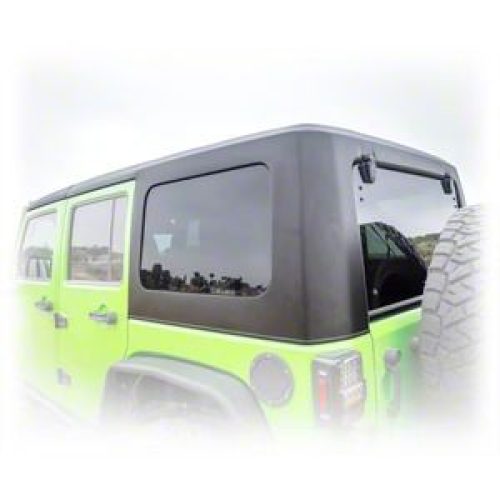 Turn Offroad Hard Tops Squareback Hard Top; 2-Piece (07-18 Jeep Wrangler JK 4-Door)