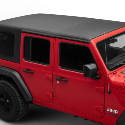 Two-Piece Hard Top; Black (18-26 Jeep Wrangler JL 4-Door)